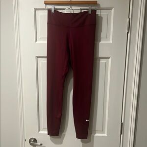 Nike Maroon Active Leggings